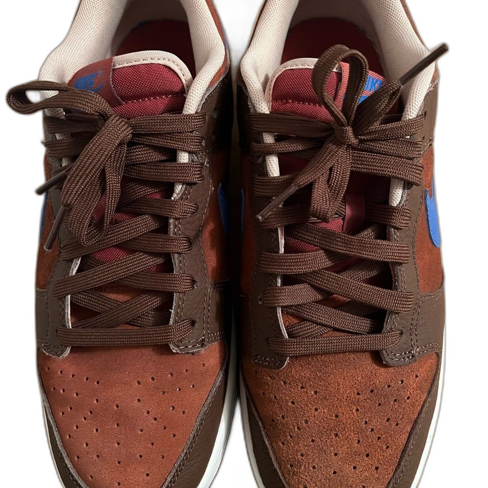 NEW Nike Dunk Low Retro PRM Cacao Wow / Comet Blue - Picture 4 of 6